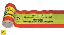 CAUTION: GAS MAIN BELOW