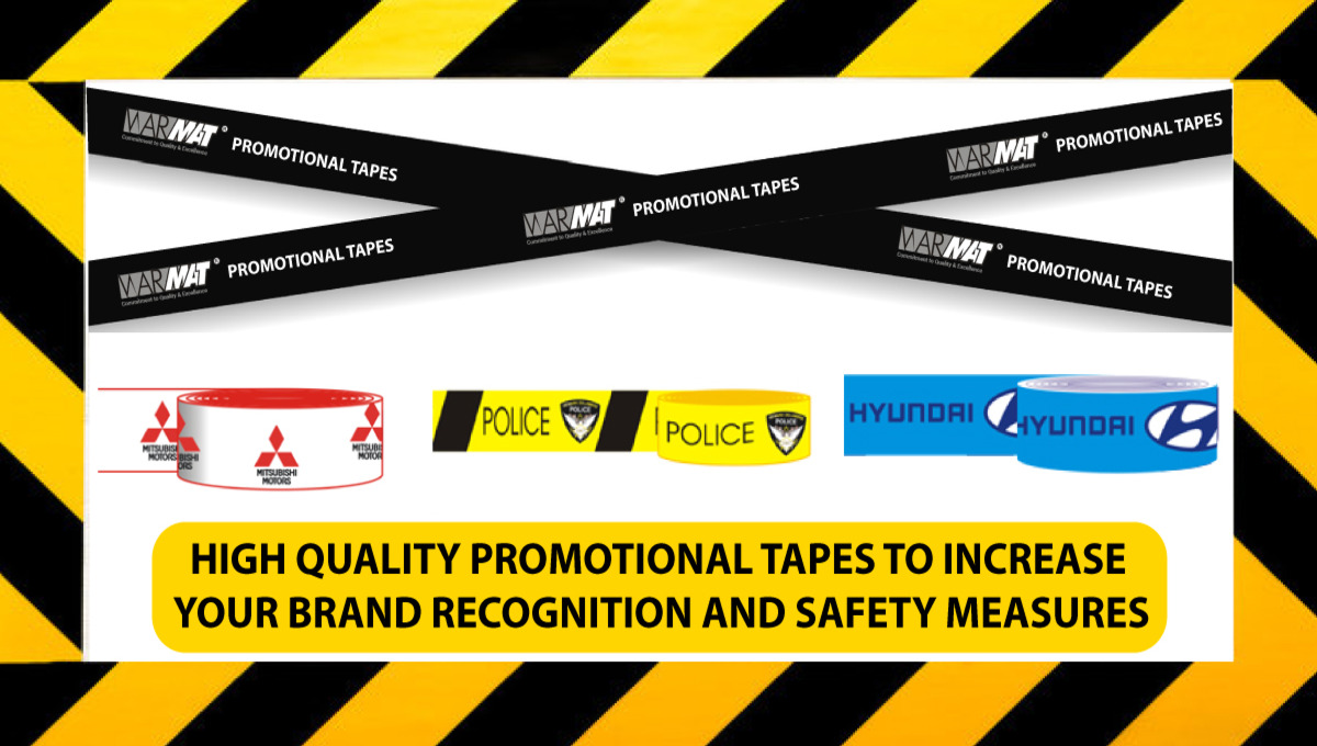 High-Quality Promotional Tapes To Increase Your Brand Recognition And Safety Measures